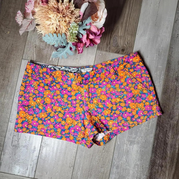 Volcom Floral Frochickie 2 1/2" Short "I MUST HAVE" Size 5 Juniors Pink Blush - Picture 3 of 15